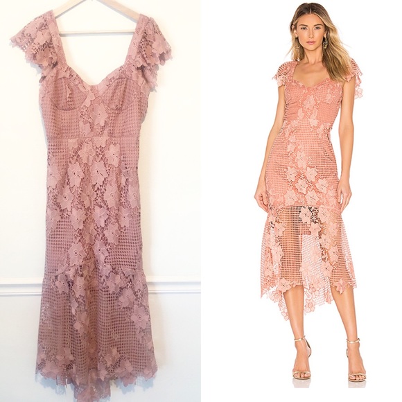 bardot melanie lace dress
